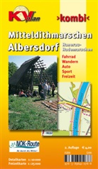 KVplan-Kombi-Reihe: KVplan Kombi Amtskartenset Mitteldithmarschen / Mitteldithmarschen rund um Albersdorf und Hanerau-Hademarschen