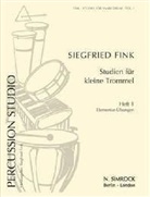 Siegfried Fink - Studien für kleine Trommel Vol. 1