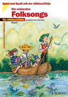 Christa Estenfeld-Kropp, Hans Magolt, Marianne Magolt - Die schönsten Folksongs, für 1-2 Altblockflöten