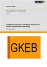 Christian Kuhne - Telephone Interviews on Winter Services for Private Households in Germany