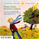 Funk, Göschl u a, Metcal, Bernd Stephan, Cornelia Funke, Bettina u.a. Göschl - Wenn bunte Drachen steigen, Audio-CD (Audio book)