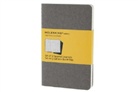 Moleskine Cahier A6, kariert, grau, 3er-Set