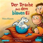 Nina Blazon, Katharina Thalbach - Der Drache aus dem blauen Ei, 2 Audio-CD (Hörbuch)