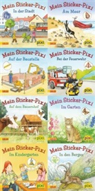 Pixi Bücher - 199: Pixi-8er-Set 199: Meine Sticker-Pixis (8x1 Exemplar), 8 Teile