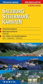 KUNTH Verlag - Travelmag Reisekarten: Salzbourg ; Styrie, Carinthie