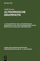 Adolf Noreen - Adolf Noreen: Altnordische Grammatik - I: Altisländische und altnorwegische Grammatik (Laut- und Flexionslehre) unter Berücksichtigung des Urnordischen