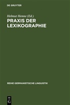 Helmut Henne - Praxis der Lexikographie