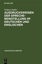 Wolfram Bublitz - Ausdrucksweisen der Sprechereinstellung im Deutschen und Englischen