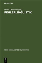 Dieter Cherubim - Fehlerlinguistik