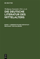 Kar Langosch, Karl Langosch, Wolfgang Stammler, Gundol Keil, Gundolf Keil, Kurt Ruh... - Die deutsche Literatur des Mittelalters - Band 7: 'Oberdeutscher Servatius' - Reuchart von Salzburg