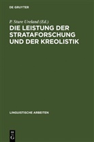 P. Sture Ureland - Die Leistung der Strataforschung und der Kreolistik