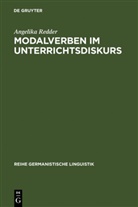 Angelika Redder - Modalverben im Unterrichtsdiskurs
