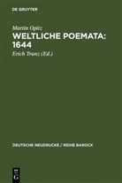 Martin Opitz, Eric Trunz, Erich Trunz - Weltliche Poemata - Teil 1: Weltliche Poemata : 1644