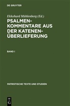 Ekkehard Mühlenberg, Ekkehard Mühlenberg - Psalmenkommentare aus der Katenenüberlieferung - Band I: Psalmenkommentare aus der Katenenüberlieferung. Band I. Bd.1