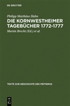 Philipp M. Hahn, Philipp Matthäus Hahn, Marti Brecht, Martin Brecht, F Paulus, F Paulus... - Die Kornwestheimer Tagebücher 1772-1777