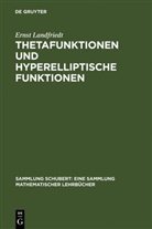 Ernst Landfriedt - Thetafunktionen und hyperelliptische Funktionen