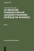 Jean Duvernoy, Emmanuel Le Roy Ladurie - Le Registre d'inquisition de Jacques Fournier (évêque de Pamiers), 3 Teile