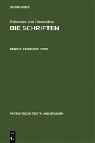 Johannes von Damaskus, Bonifatiu Kotter, Bonifatius Kotter, Verlag Walter de Gruyter GmbH - Die Schriften - Band 2: Expositio fidei