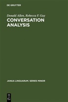 Donal Allen, Donald Allen, Rebecca F Guy, Rebecca F. Guy - Conversation Analysis