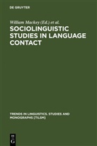 Willia Mackey, William Mackey, Ornstein, Ornstein, Jacob Ornstein - Sociolinguistic Studies in Language Contact