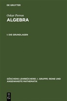 Oskar Perron - Oskar Perron: Algebra - Teil 1: Die Grundlagen. Bd.1