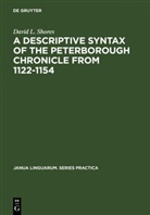 David L Shores, David L. Shores - A Descriptive Syntax of the Peterborough Chronicle from 1122-1154