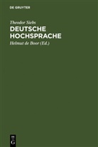 Theodor Siebs, Helmut de Boor - Deutsche Hochsprache