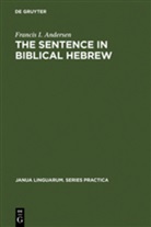 Francis I Andersen, Francis I. Andersen - The Sentence in Biblical Hebrew