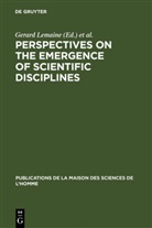 Gerard Lemaine, Ro MacLeod, Roy MacLeod, Michael Mulkay, Michael Mulkay et al, Peter Weingart - Perspectives on the Emergence of Scientific Disciplines