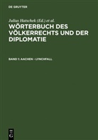 Julius Hatschek, Karl Strupp - Wörterbuch des Völkerrechts und der Diplomatie - Band 1: Aachen - Lynchfall