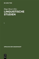 Institut F&uuml;r Deutsche Sprache, Hug Moser, Hugo Moser - Linguistische Studien - 1: Linguistische Studien. 1. Bd.1