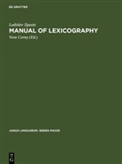 Ladislav Zgusta - Manual of lexicography