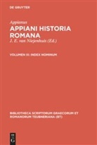 Appianus, Appianus, J. E. van Niejenhuis - Appianus: Appiani Historia Romana - Volumen III: Appiani Historia Romana, Index nominum