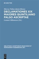 Lennart Håkanson - Declamationes XIX maiores Quintiliano falso ascriptae