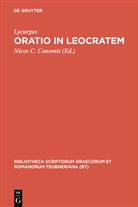 Lycurgus, Lycurgus, Nicos C. Conomis - Oratio in Leocratem