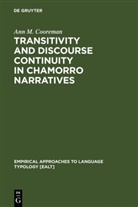 Ann M Cooreman, Ann M. Cooreman - Transitivity and Discourse Continuity in Chamorro Narratives
