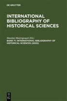 Massim Mastrogregori, Massimo Mastrogregori - International Bibliography of Historical Sciences - Band 71: 2002