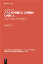 Archimedes, Johan Ludvig Heiberg, Evangelos S. Stamatis - Archimedes: Archimedis opera omnia - Volumen II: Archimedis opera omnia