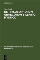 Odo Casel - De philosophorum Graecorum silentio mystico