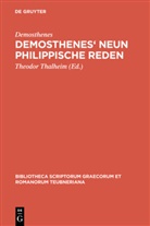 Demosthenes, Theodor Thalheim - Demosthenes' Neun philippische Reden