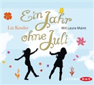 Liz Kessler, Laura Maire - Ein Jahr ohne Juli, 3 Audio-CDs (Hörbuch)