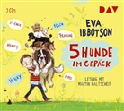 Eva Ibbotson, Martin Baltscheit - 5 Hunde im Gepäck, 3 Audio-CDs (Hörbuch)