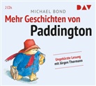 Michael Bond, Jürgen Thormann - Mehr Geschichten von Paddington, 2 Audio-CDs (Hörbuch)