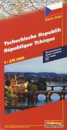 Hallwag Kümmerly+Frey AG - Hallwag Straßenkarten: Tschechische Republik 1:275'000