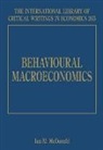 Ian Mcdonald, Ian M. McDonald, Ian M. McDonald - Behavioural Macroeconomics