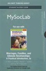 Stacey C. Sawyer, Carl M. Wahlstrom, Brian K. Williams - New Mysoclab -- Standalone Access Card -- For Marriages, Families, and Intimate Relationships