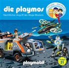 Florian Fickel, Simon Rost, Simon X. Rost, Nicolás Artajo, Gerrit Schmidt-Foß, Santiago Ziesmer - Die Playmos, Audio-CDs - Nr.31: Die Playmos - Nächtlicher Angriff der Mega Masters, 1 Audio-CD (Audio book)