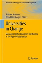 Andrea Altmann, Andreas Altmann, Ebersberger, Ebersberger, Bernd Ebersberger - Universities in Change