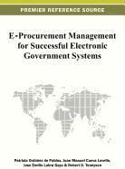 Jose Emilio Labra Gayo, José Emilio Labra Gayo, Juan Manuel Cueva Lovelle, Patricia Ordonez De Pablos, Patricia Ordóñez de Pablos, Robert Tennyson - E-Procurement Management for Successful Electronic Government Systems