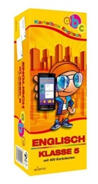 ademo Verlag - Karteibox Englisch Klasse 5, m. 400 Beilage